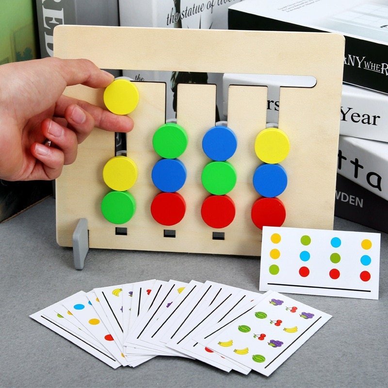 Personalisiert Logik Labyrinth Holz Schiebespiel Tiere Puzzle Kinder Spielzeug Lernspiel Holzspielzeug ab 3 Jahren 20 Teilig Spielzeug Opa - Spielwaren - Personalisiert