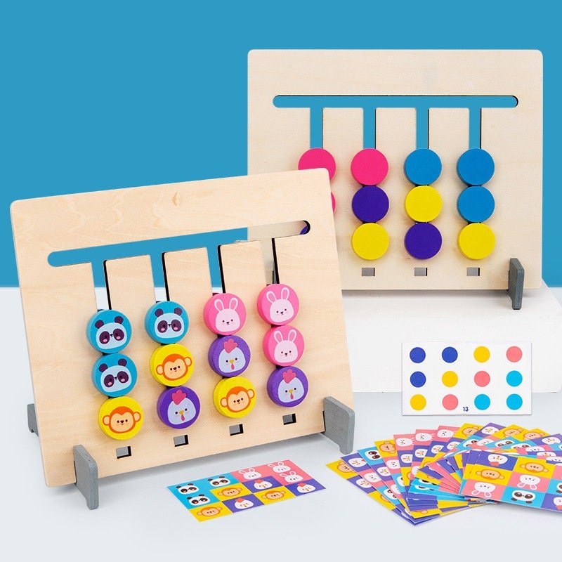 Personalisiert Logik Labyrinth Holz Schiebespiel Tiere Puzzle Kinder Spielzeug Lernspiel Holzspielzeug ab 3 Jahren 20 Teilig Spielzeug Opa - Spielwaren - Personalisiert