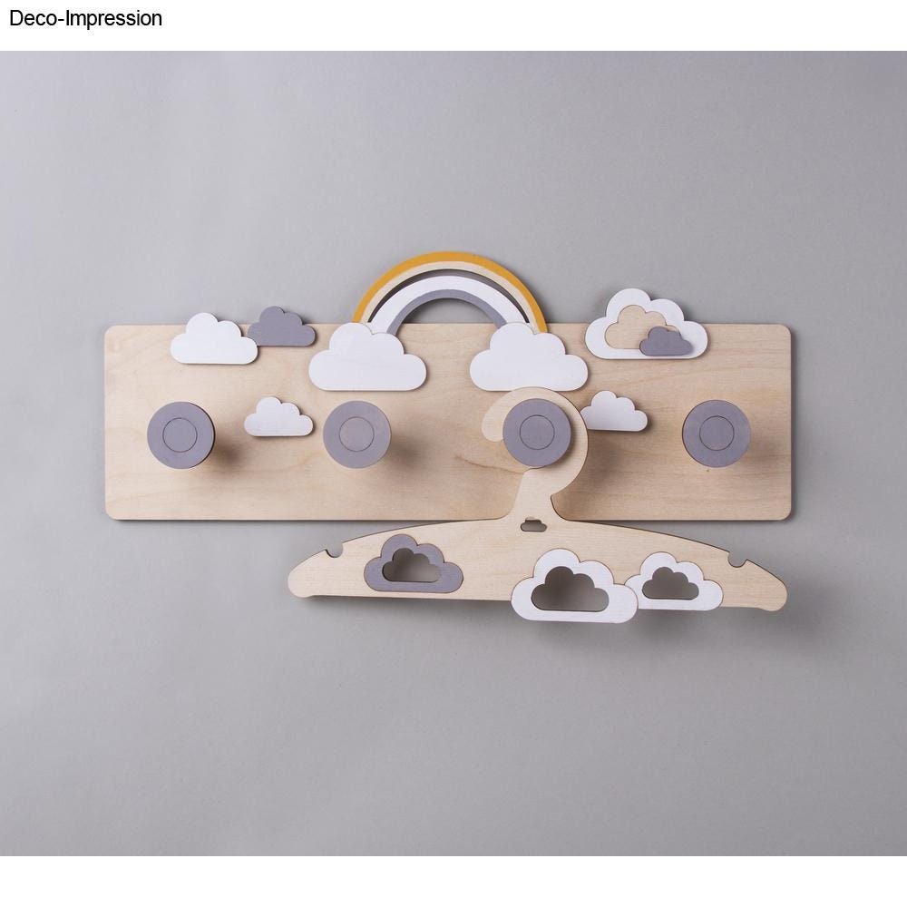 Kinder Personalisiert Kleiderbügel Holz Wolke Kleiderbügel zum bemalen Basteln ca. 19,8x14cm Rayher - Spielwaren - Personalisiert