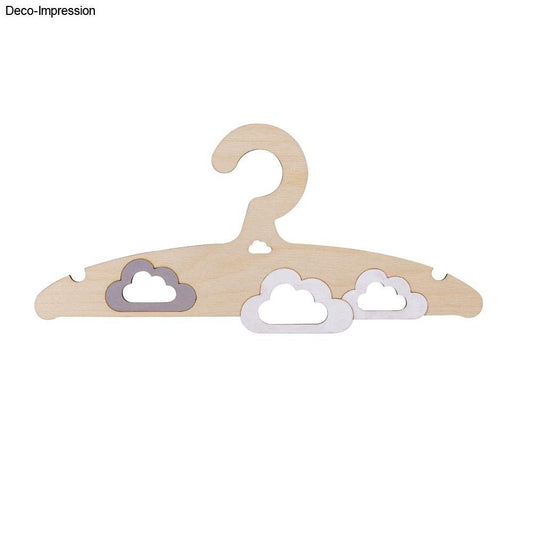 Kinder Personalisiert Kleiderbügel Holz Wolke Kleiderbügel zum bemalen Basteln ca. 19,8x14cm Rayher - Spielwaren - Personalisiert