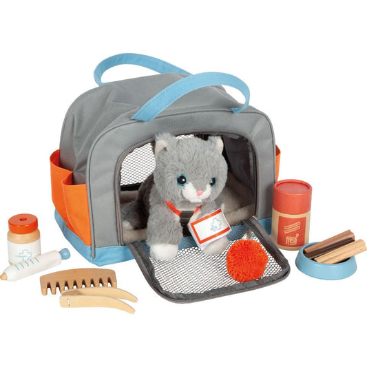 Personalisierbares small foot Katze mit Tasche und Pflege - Set Ab 2 Jahren - Spielwaren - Personalisiert