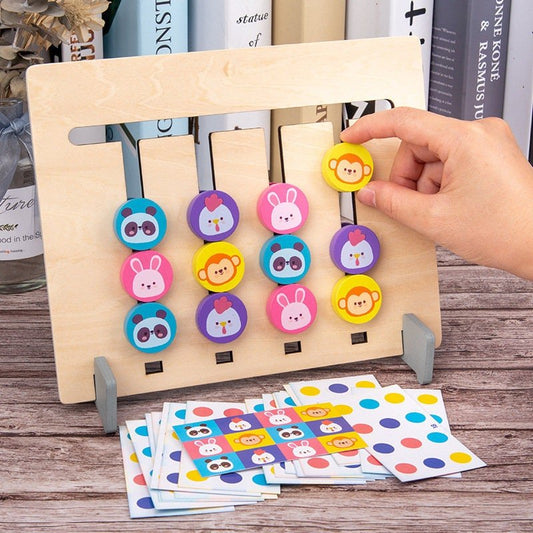 Personalisiert Logik Labyrinth Holz Schiebespiel Tiere Puzzle Kinder Spielzeug Lernspiel Holzspielzeug ab 3 Jahren 20 Teilig Spielzeug Opa - Spielwaren - Personalisiert