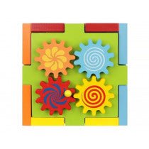 Stabiler Motorikwürfel aus Holz mit fünf bespielbaren Flächen ab 12 Monaten Holzspielzeug Kinderspielzeug - Spielwaren - Personalisiert