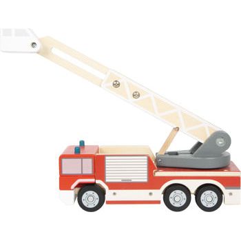XXL small foot Personalisierbare Holz Feuerwehr mit Drehleiter ab 2 Jahren - Spielwaren - Personalisiert