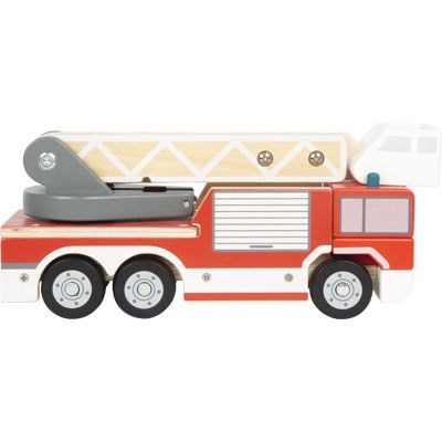 XXL small foot Personalisierbare Holz Feuerwehr mit Drehleiter ab 2 Jahren - Spielwaren - Personalisiert